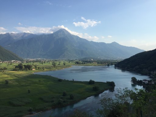 Ein Balkon über dem Pian di Spagna 1