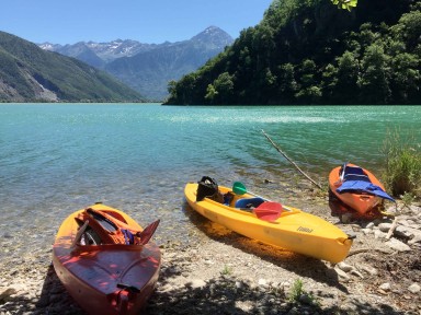 Canyoning und Kajakfahren