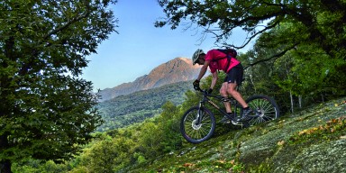 In bici all'Alpe Rossa