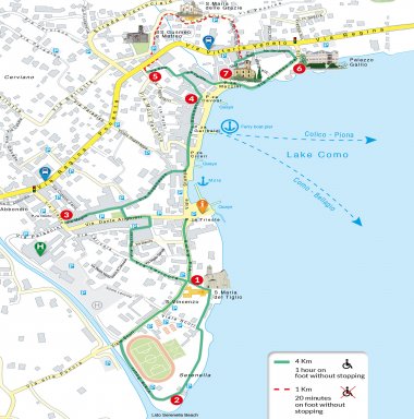 Walking itinerary in the heart of Gravedona ed Uniti 2